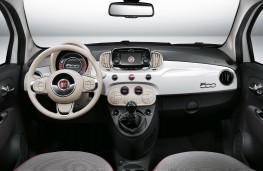 Fiat 500, 2015, dashboard