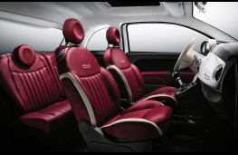 Fiat 500, 2015, interior