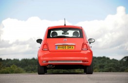 Fiat 500, 2015, back