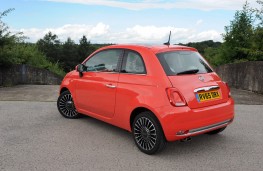 Fiat 500, 2015, rear, static