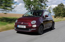 Fiat 500 TwinAir, 2015, front, action