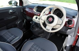 Fiat 500 TwinAir, 2015, interior
