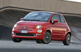 Fiat 500 convertible, 2015, front