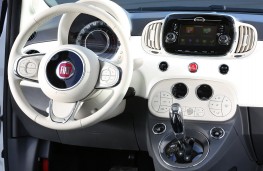 Fiat 500, 2015, steering wheel