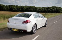 Peugeot 508, 2014, rear, action