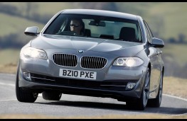 BMW 520d EfficientDynamics, front, action