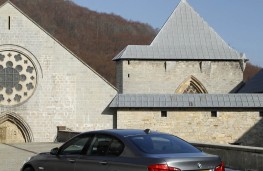 BMW 5 Series in France, rear