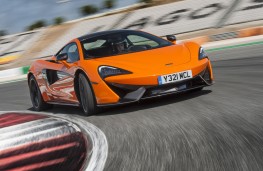 McLaren 570S Coupe, front, action