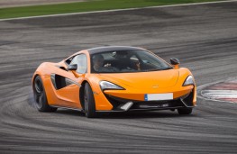 McLaren 570S Coupe, front, track