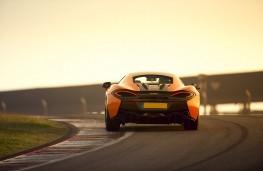 Mclaren 570S Coupe, rear, track