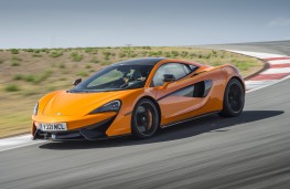McLaren 570S Coupe, side, action