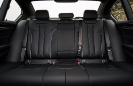 BMW 530d xDrive M Sport, 2017, rear seats