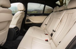 BMW 5 Series, 2017, rear seats