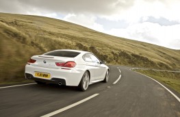 BMW 6 Series Coupe, rear, action