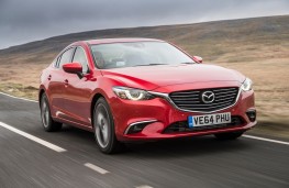 Mazda6 saloon, front, action