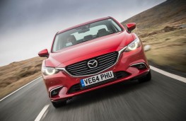Mazda6 saloon, head on
