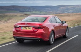 Mazda6 saloon, rear, action