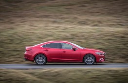 Mazda6 saloon, side, action