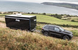Jeep, Grand Cherokee, 75th anniversary limited edition, side, towing