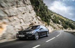 BMW 7 Series, 2016, front, action