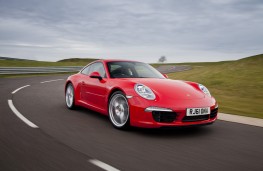 Porsche 911 Carrera S, front, action
