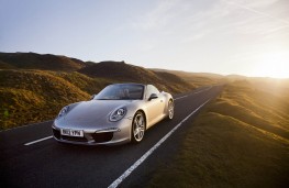 Porsche 911 Carrera S Cabriolet, front, action