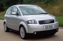 Audi A2, front, action