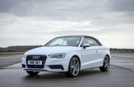 Audi A3 Cabriolet, front, roof up