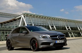 Mercedes A 45 AMG, front, static