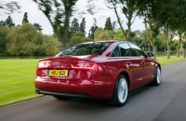 Audi A6, rear, action