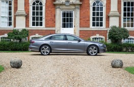 Audi A8, 2018, side