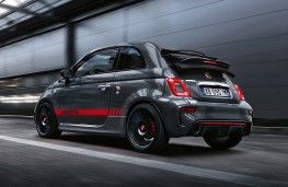 Abarth 695 XSR Yamaha cabriolet, 2017, rear, action