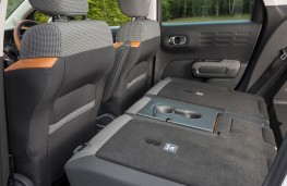 Citroen C3 Aircross, 2017, rear seats, folded