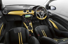 Vauxhall ADAM, interior, yellow