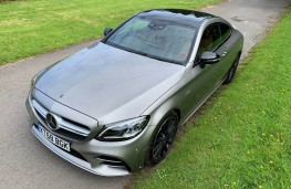 Mercedes AMG C43 4MATIC Coupe, 2019, overhead