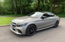 Mercedes AMG C43 4MATIC Coupe, 2019, side