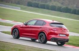 Alfa Romeo Stelvio, Balocco, 2018, side, action