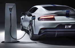 Aston Martin Rapide E charging