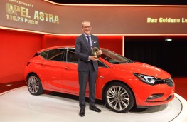 Vauxhall Astra, Dr Karl-Thomas Neumann, Opel CEO, Golden Steering Wheel Award