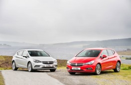 Vauxhall Astras, front