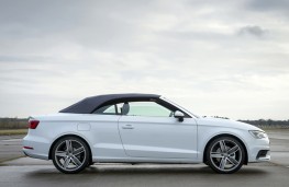 Audi A3 Cabriolet, side, roof up