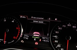 Audi A4, dash detail