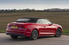 Audi A5 Cabriolet, rear hood up