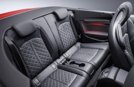 Audi A5 Cabriolet rear seats