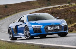 Audi R8, blue front static