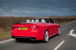 Audi RS5 Cabriolet Rear Action