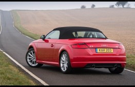 Audi TT Roadster, rear hood up