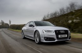 Audi S8 plus, front, action