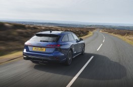 Audi A6 Avant, 2025, rear, action