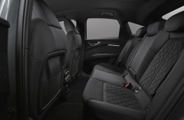 Audi Q4 e-tron SUV, 2026, rear seats